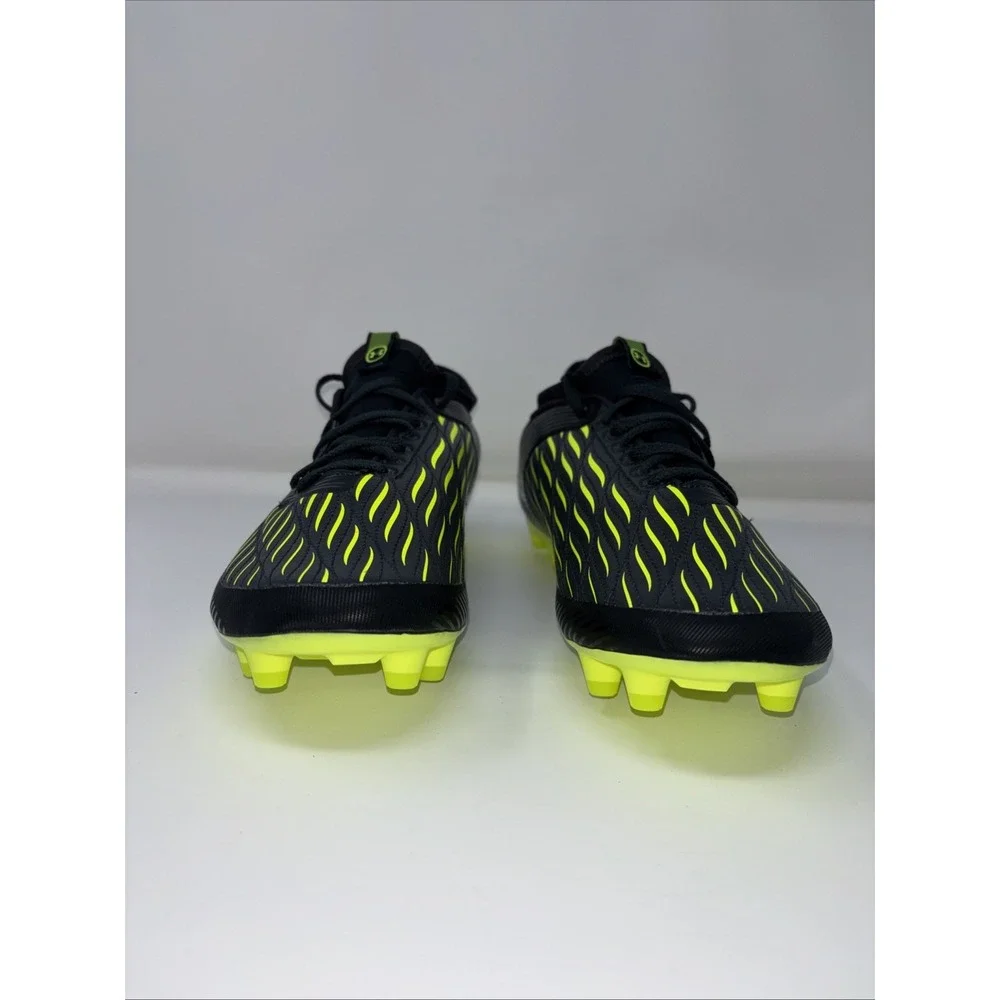 Under Armour Magnetico Select 4 FG Cleats Men Sz10, Black Yellow Molded